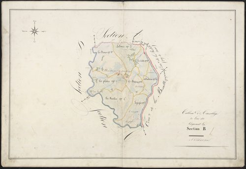 Tableau d'assemblage de la section B