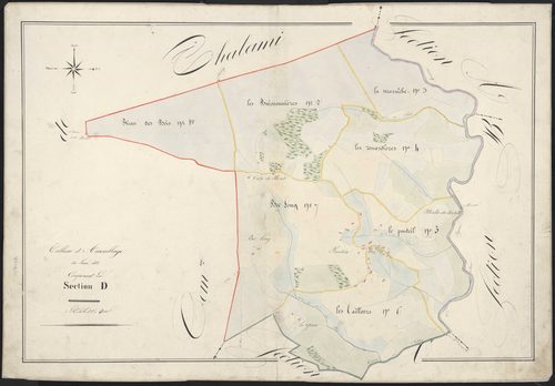 Tableau d'assemblage de la section D