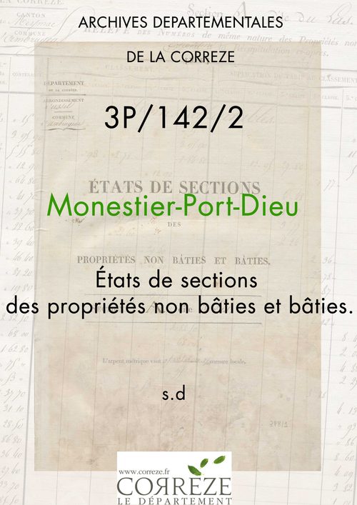 Etat de section