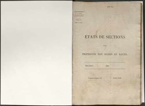 État de section