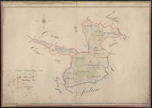 Tableau d'assemblage de la section A