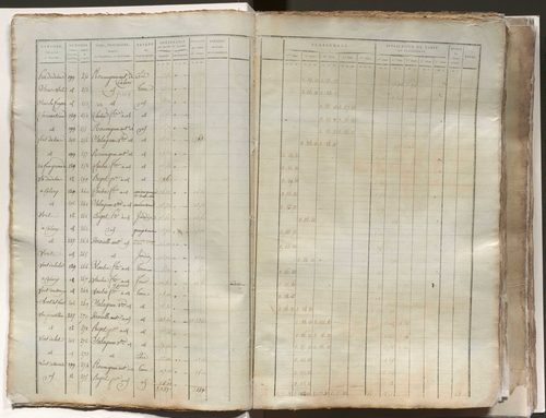 État de section