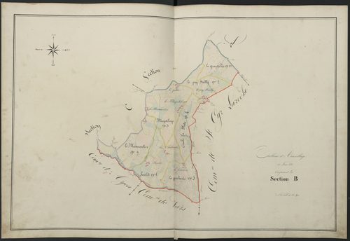 Tableau d'assemblage de la section B