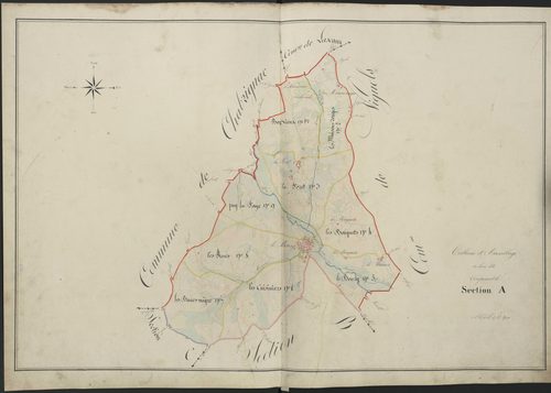 Tableau d'assemblage de la section A