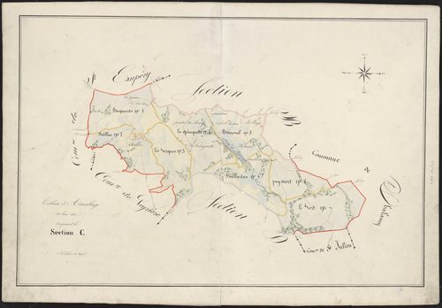 Tableau d'assemblage de la section C