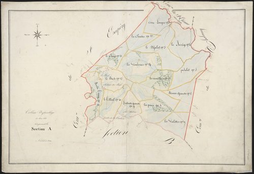 Tableau d'assemblage de la section A