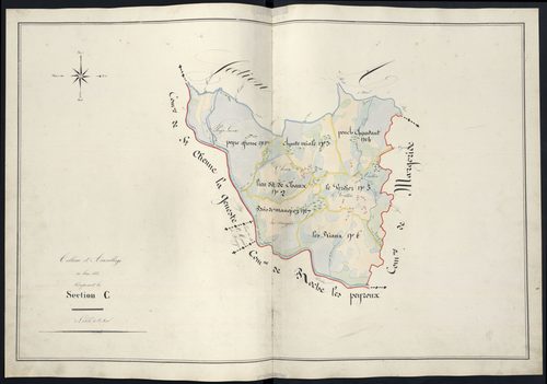Tableau d'assemblage de la section C