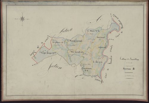 Tableau d'assemblage de la section B