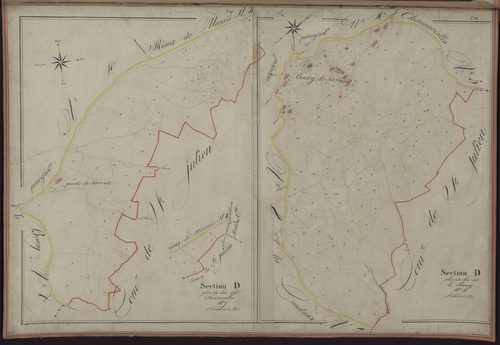 Sections D5-D6 de Chaumezelles et du Bourg