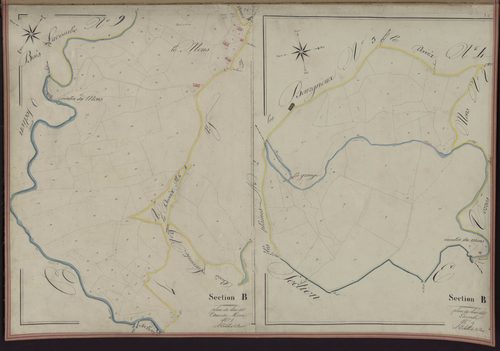 Sections B8-B9 des Terres du Mons et de Lacombe