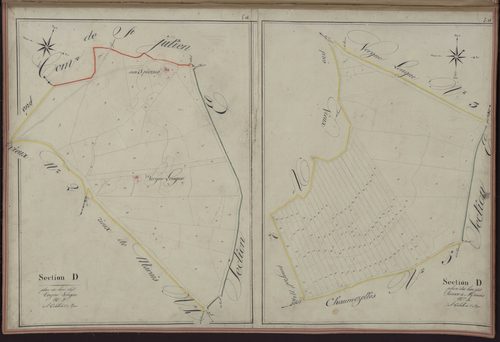 Sections D3-D4 de Vergne Longue et des Riaux de Marais