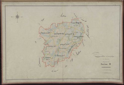 Tableau d'assemblage de la section D