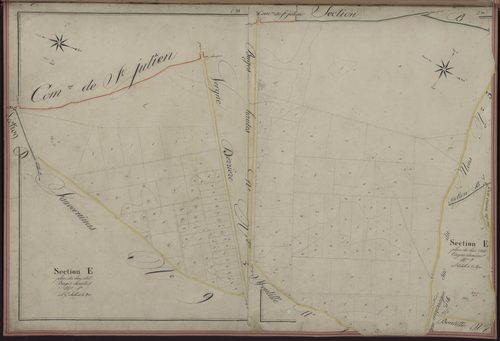 Sections E1-E2 des Buges Hautes et de Vergne Derrière
