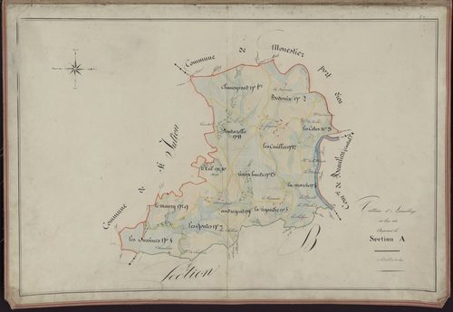 Tableau d'assemblage de la section A