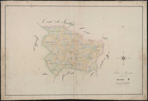 Tableau d'assemblage de la section B de la Tireloubie