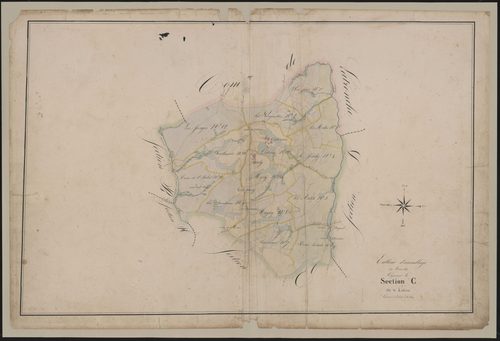 Tableau d'assemblage de la section C de Cisterne