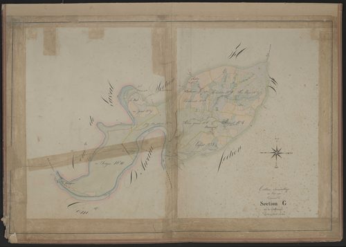 Tableau d'assemblage de la section G de Chalimont