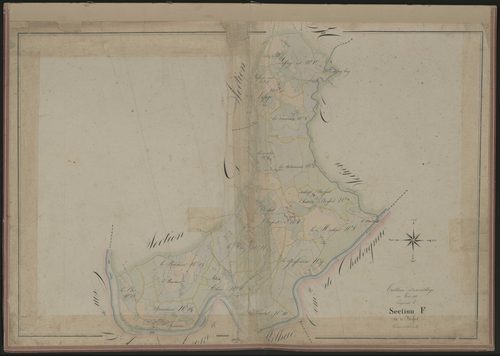 Tableau d'assemblage de la section F de Durfort