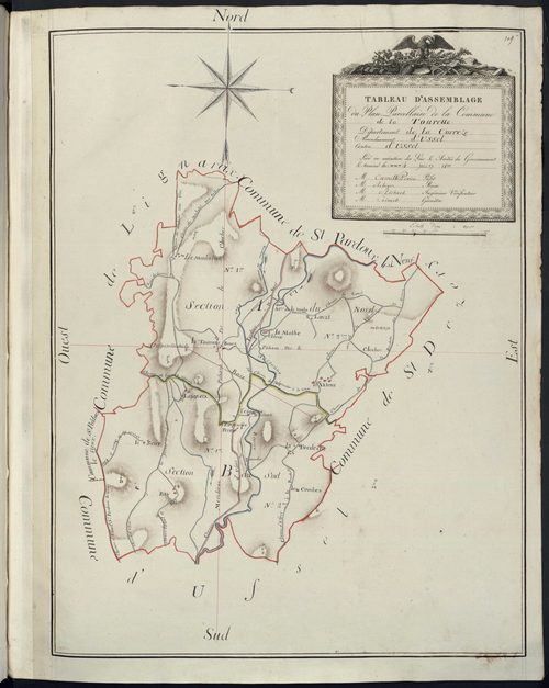 Tableau d'assemblage de La Tourette