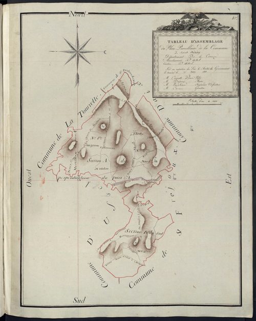 Tableau d'assemblage de Saint-Dézéry