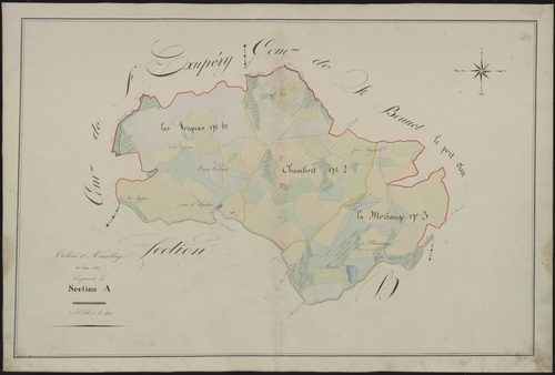 Tableau d'assemblage de la section A