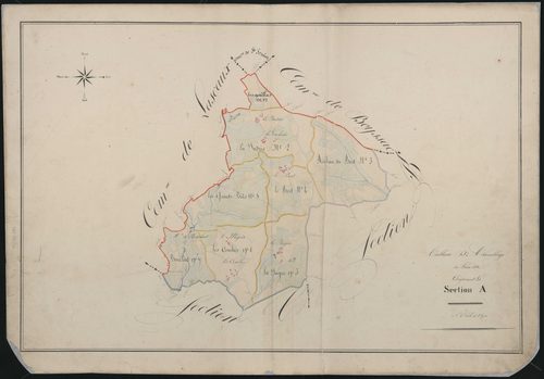 Tableau d'assemblage de la section A