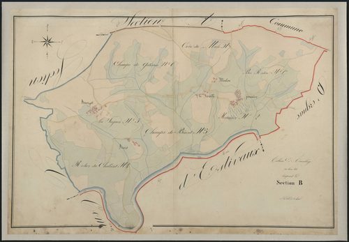 Tableau d'assemblage de la section B