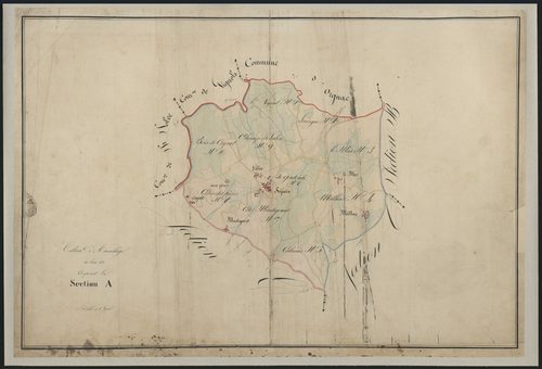 Tableau d'assemblage de la section A