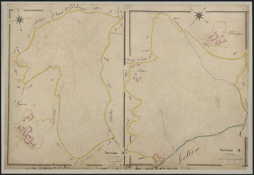 Sections A6-A7 de Goutoule et de la Côte de Mendigoux