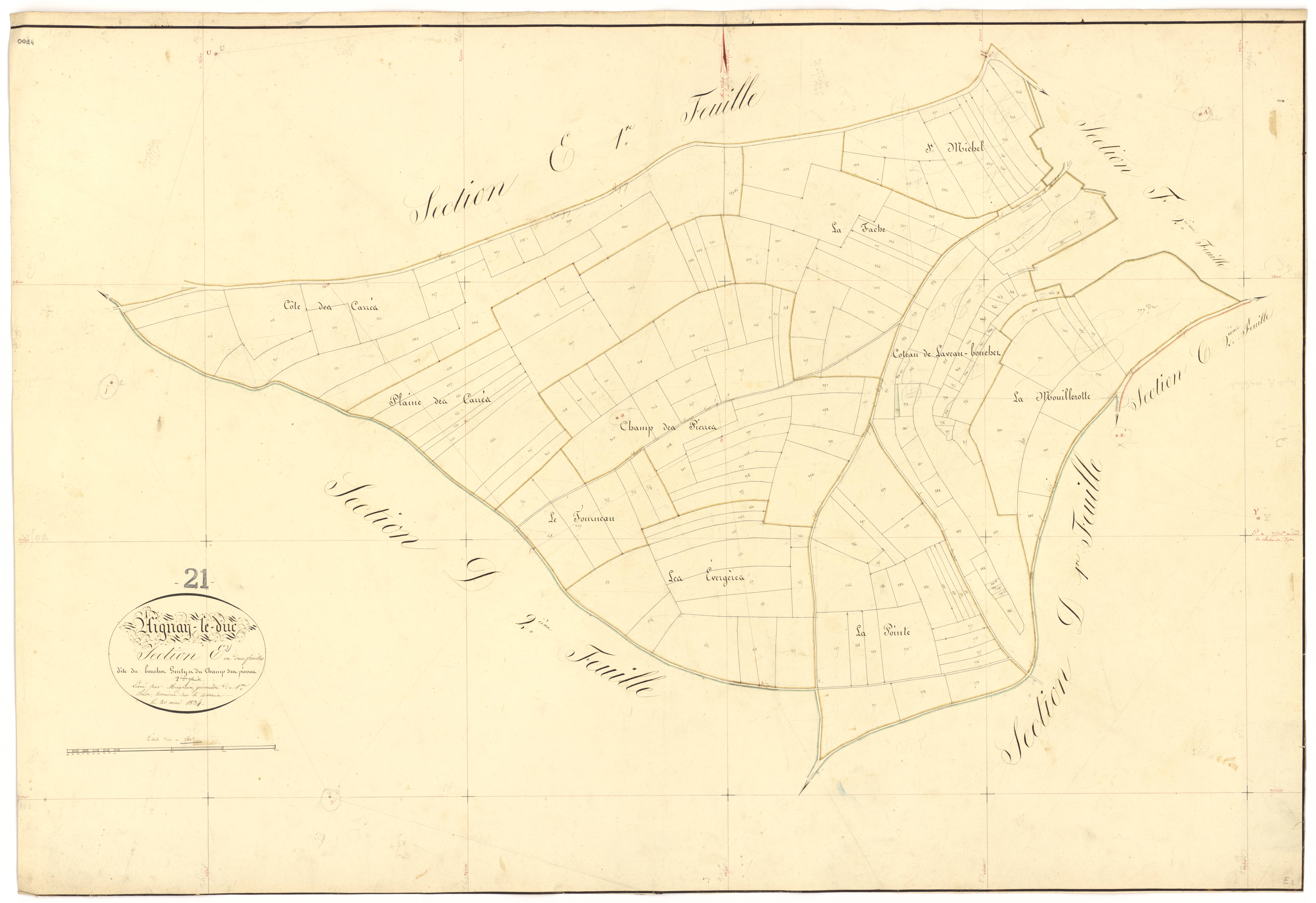 Aignay-le-Duc - Section E2 - 3 P PLAN 7/11