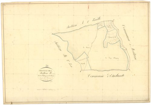 Aignay-le-Duc - Section B1 - 3 P PLAN 7/4