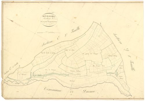 Aignay-le-Duc - Section D2 - 3 P PLAN 7/9