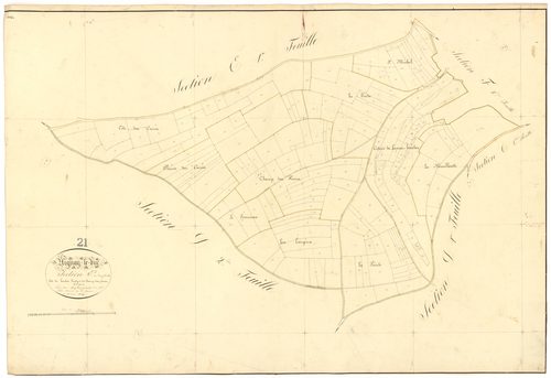 Aignay-le-Duc - Section E2 - 3 P PLAN 7/11