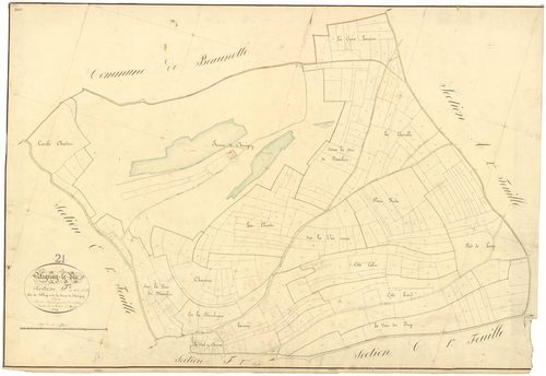 Aignay-le-Duc - Section F1 - 3 P PLAN 7/12