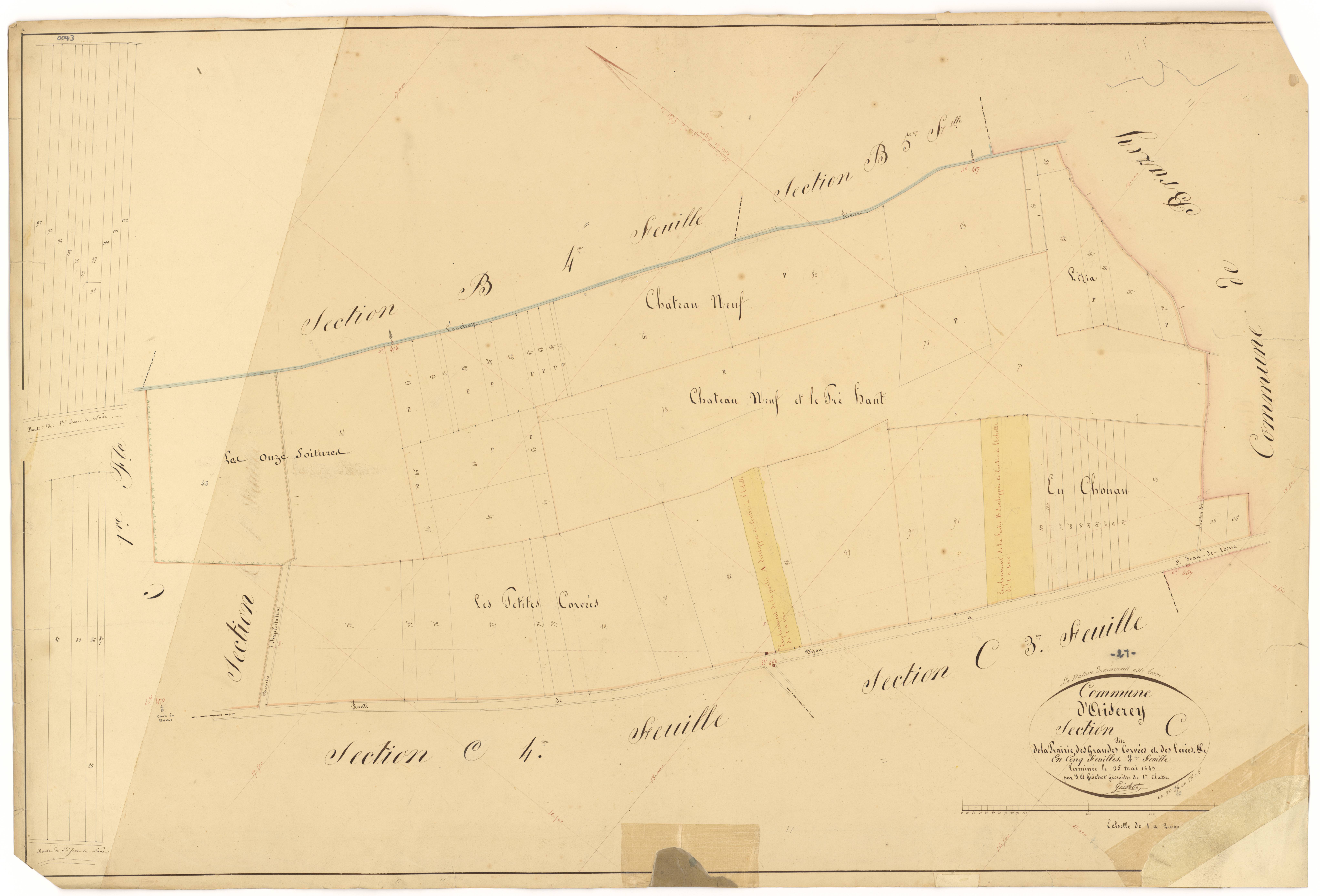 Aiserey - Section C2 - 3 P PLAN 8/17