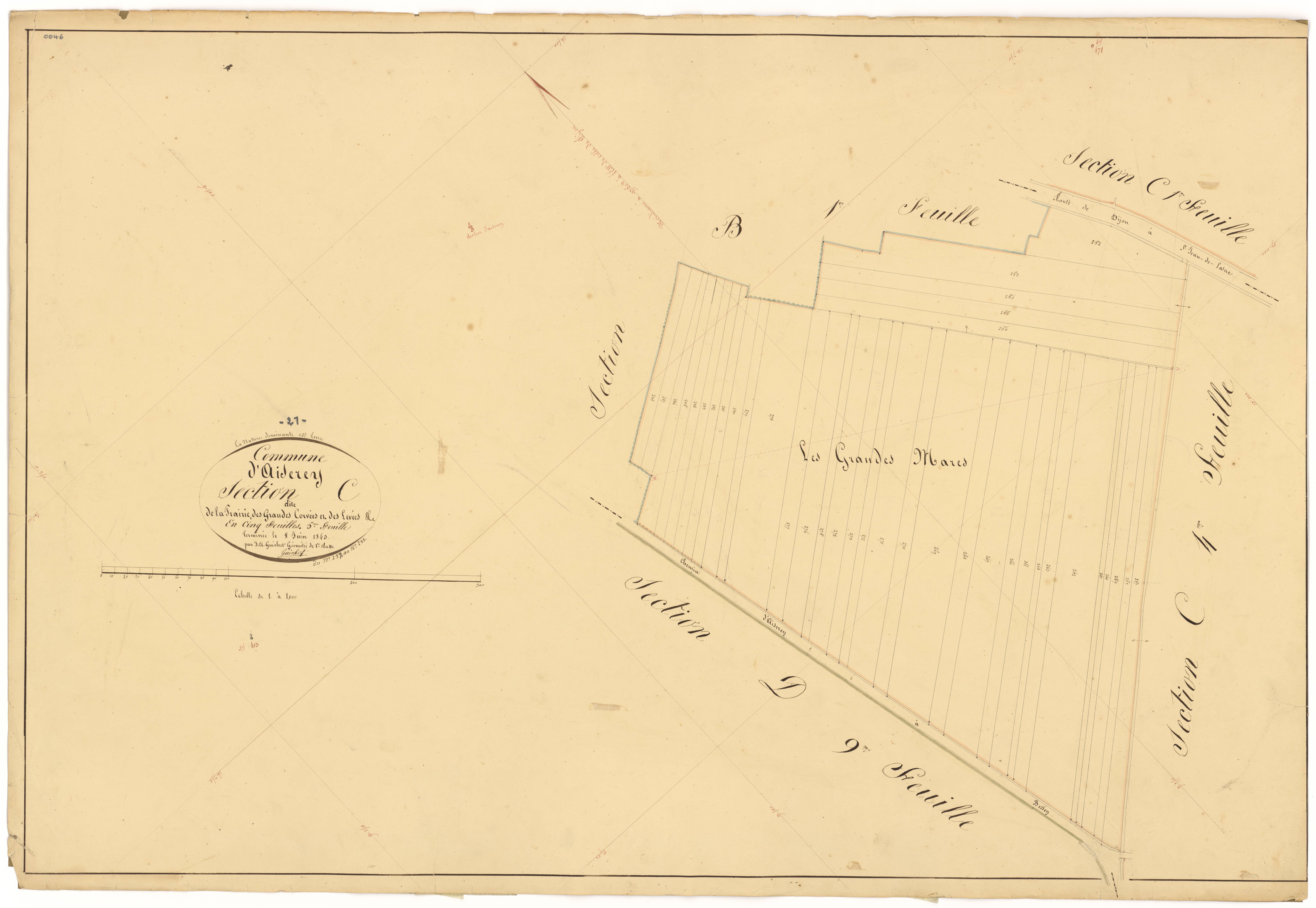 Aiserey - Section C5 - 3 P PLAN 8/20