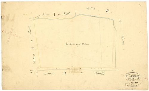 Aiserey - Section A1 - 3 P PLAN 8/2