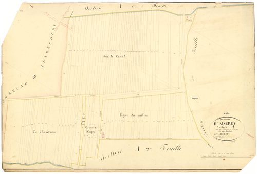 Aiserey - Section A6 - 3 P PLAN 8/7