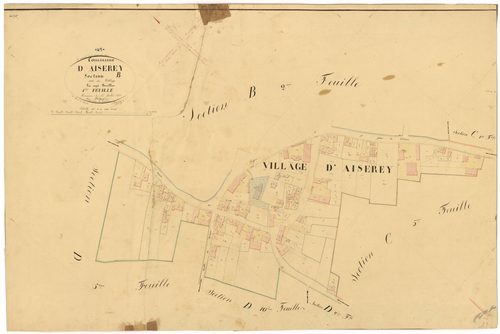 Aiserey - Section B1 - 3 P PLAN 8/9