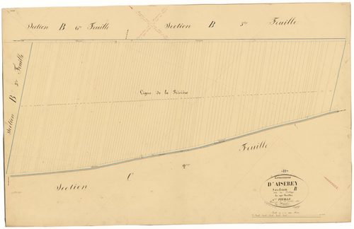 Aiserey - Section B4 - 3 P PLAN 8/12
