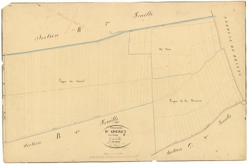Aiserey - Section B5 - 3 P PLAN 8/13