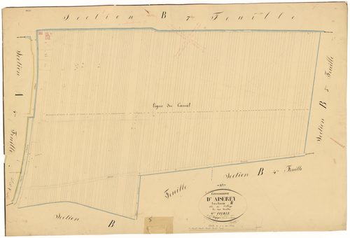 Aiserey - Section B6 - 3 P PLAN 8/14