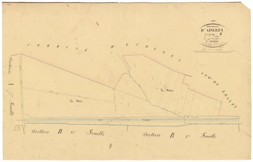 Aiserey - Section B7 - 3 P PLAN 8/15