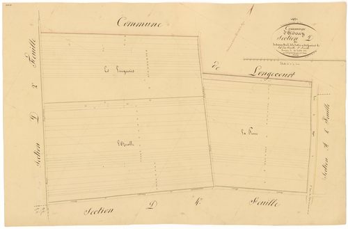 Aiserey - Section D1 - 3 P PLAN 8/21