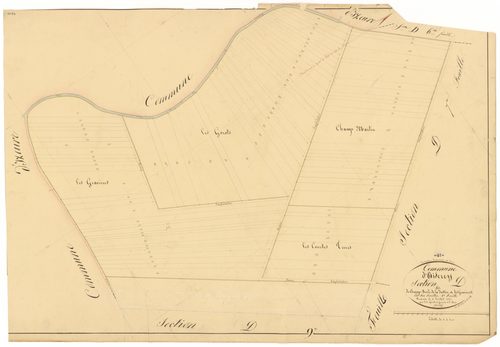 Aiserey - Section D8 - 3 P PLAN 8/28