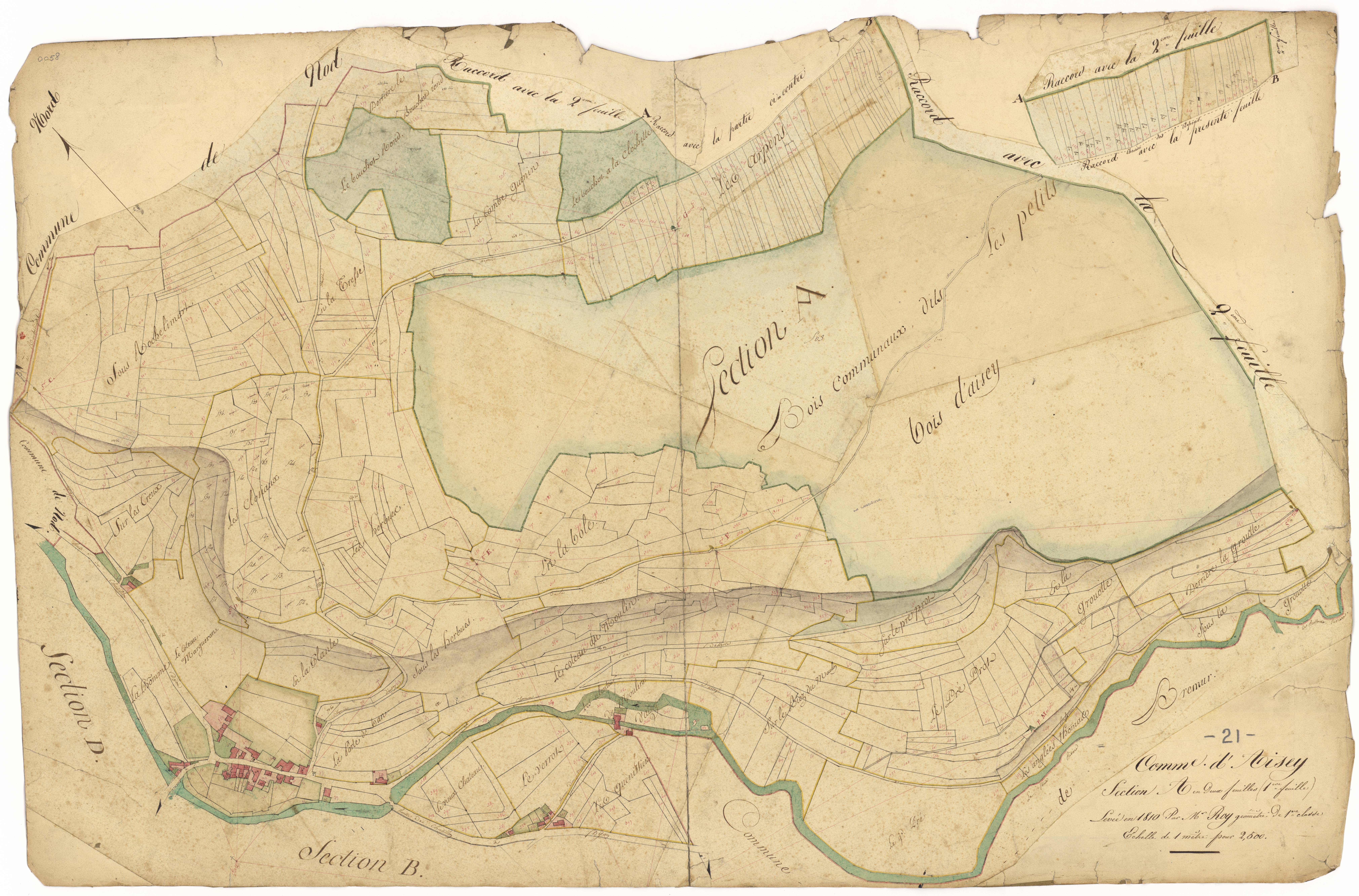 Aisey-sur-Seine - Section A1 - 3 P PLAN 9/2
