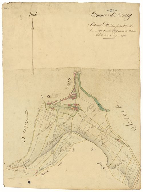 Aisey-sur-Seine - Section B1 - 3 P PLAN 9/4
