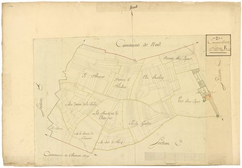 Aisey-sur-Seine - Section E - 3 P PLAN 9/8