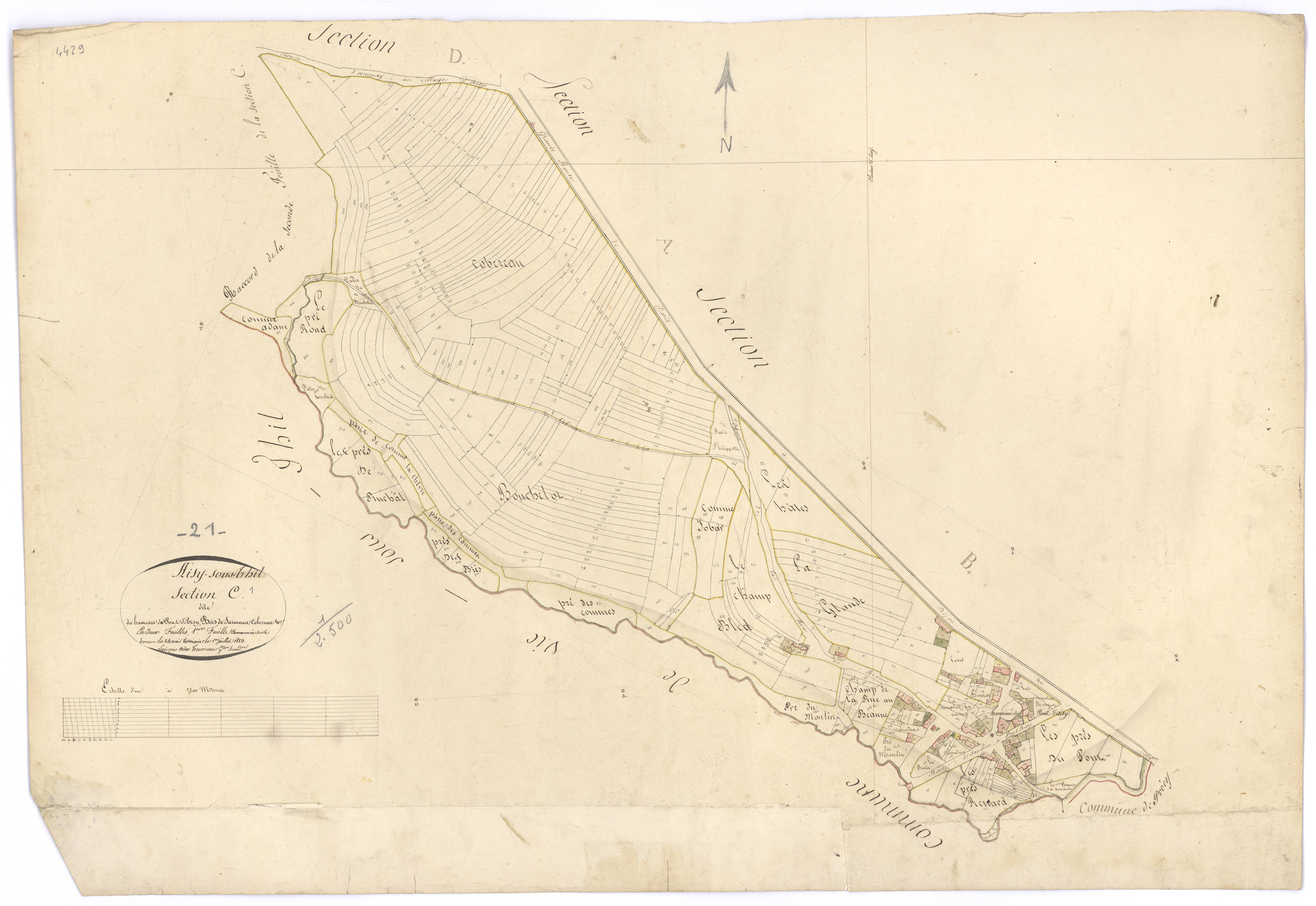 Aisy-sous-Thil - Section C1 - 3 P PLAN 10/5