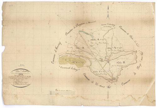 Aisy-sous-Thil - Tableau d'assemblage - 3 P PLAN 10/1